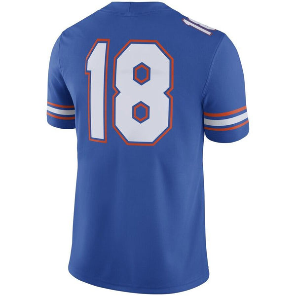 #18 Florida Gators Jordan Brand Game Football Jersey – Royal 2019