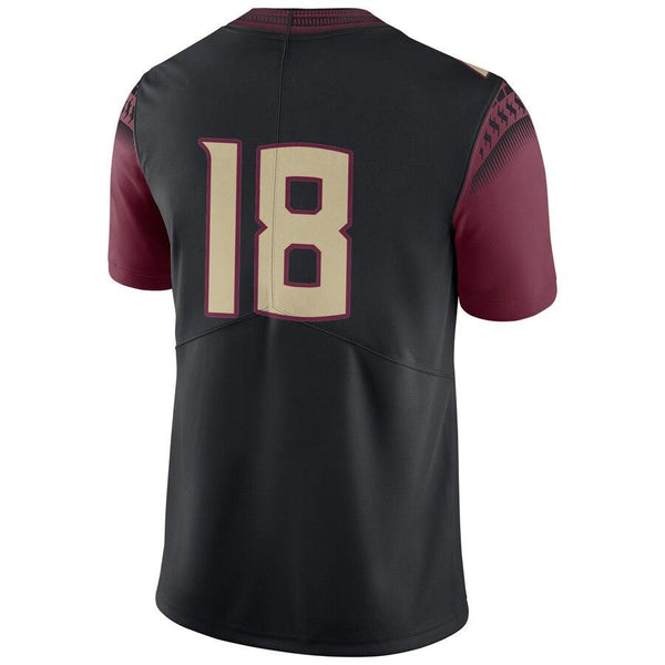 #18 Florida State Seminoles Football Game Jersey – Black 2019