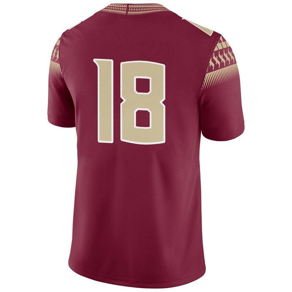#18 Florida State Seminoles Football Game Jersey – Garnet 2019