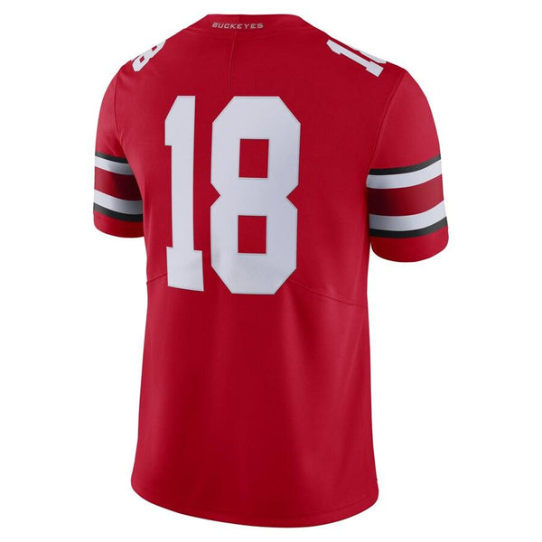 #18 Ohio State Buckeyes Limited Football Jersey - Scarlet 2019