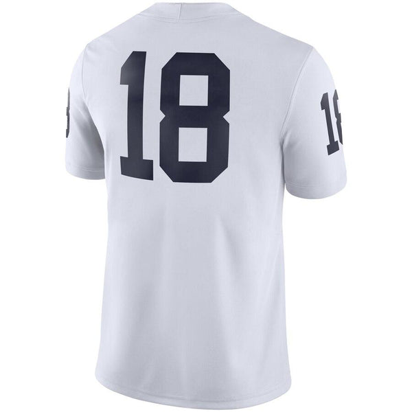 #18 Penn State Nittany Lions Game Football Jersey - White 2019