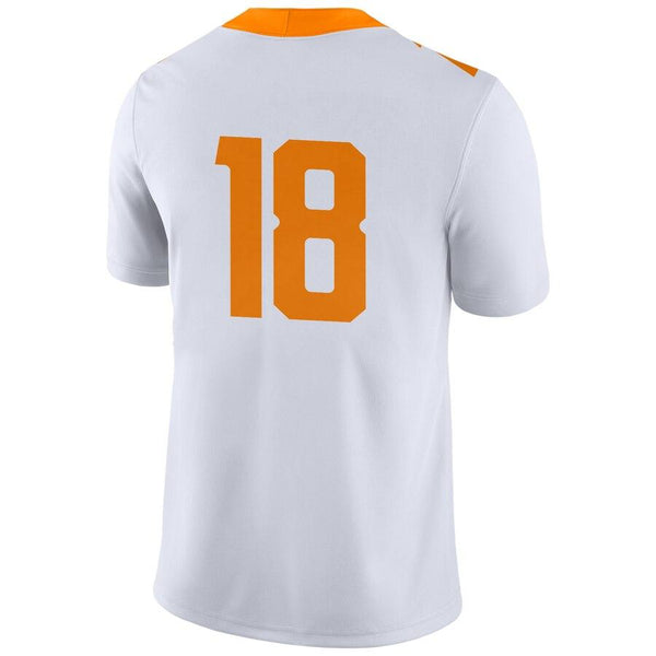 #18 Tennessee Volunteers Football Game Jersey – White 2019