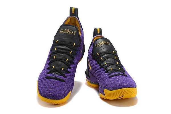 Nike Lebron XVI 16 EP Purle Yellow Black Men Shoes Sale Size US7,8,8.5,9,10,11,12