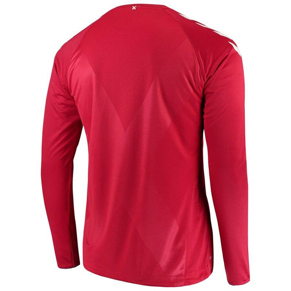 Denmark National Team/19 Home Long Sleeve Jersey - Red 2019