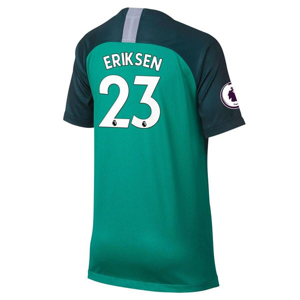 Christian Eriksen Tottenham Hotspur Youth/19 Stadium Replica Third Player Jersey – Teal 2019