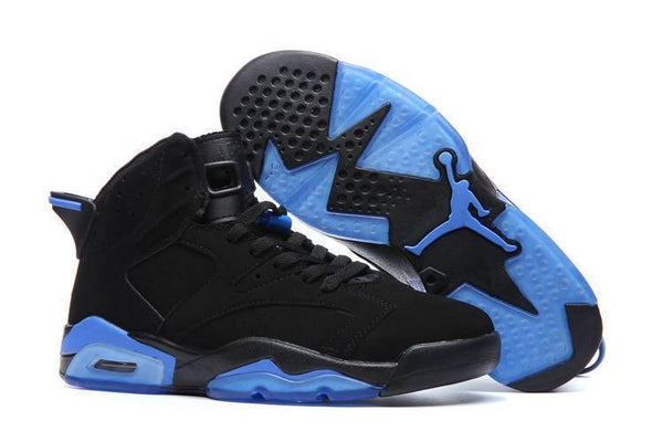 Nike Air Jordan 6 Retro Black Blue Men Shoes Sale Size US 7, 8, 8.5, 9, 10, 11, 12, 13