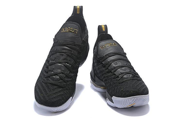 Nike Lebron XVI 16 EP Black Gold Men Shoes Sale Size US7,8,8.5,9,10,11,12
