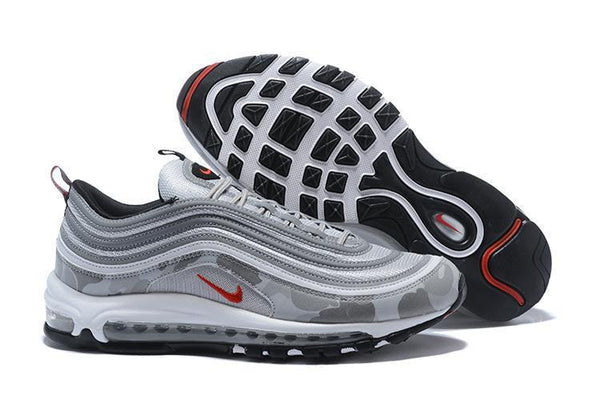 Nike Air Max 97 Camouplage Silver White Shoes Sale Size US 7, 8, 8.5, 9, 10, 11