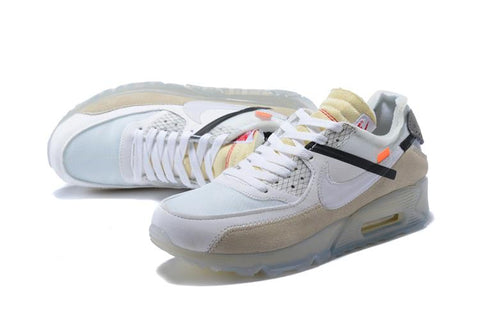 OFF-WHITE x Nike Air Max 90 'Sail' Shoes Sneaker Sale Men Size US 7, 8, 8.5, 9, 10, 11