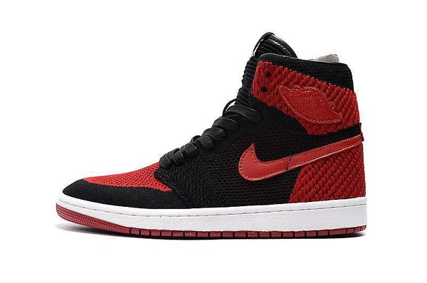 Nike Air Jordan 1 High Retro Flyknit Red Shoes Basketball Men Size US 7 - 13