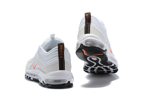 Nike Air Max 97 White Orange Shoes Sale Men Size US 7, 8, 8.5, 9, 10, 11