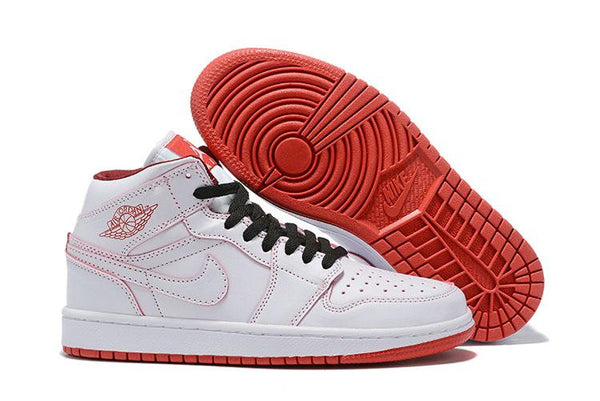 Nike Air Jordan 1 Mid SE 'White Gym Red' Sneaker Shoes Sale Men Size 7-12