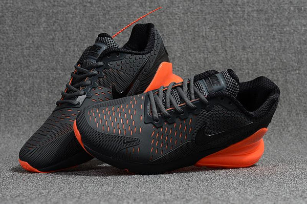 Nike Air Max 270 Black Orange Sneaker Shoes Sale Men Women Size 5.5 - 11