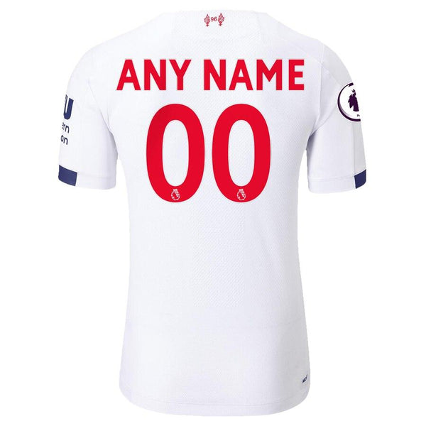 Liverpool New Balance 2019/20 Away Custom Jersey – White 2019