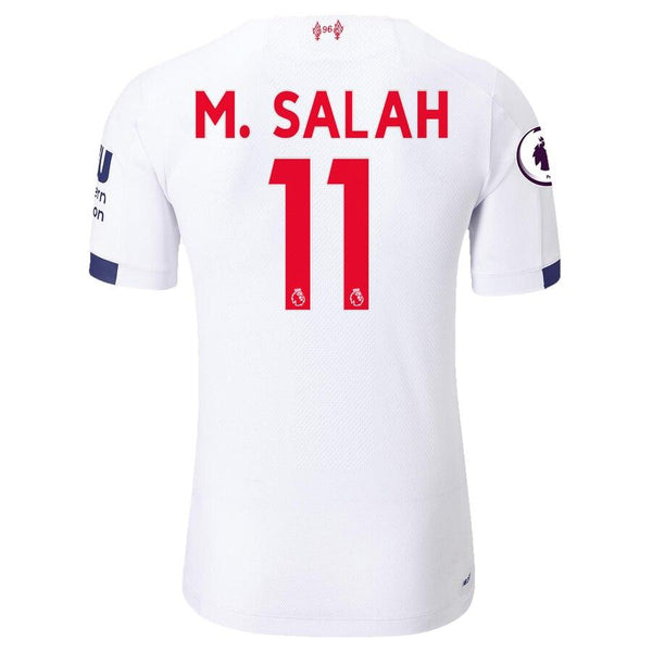 Mohamed Salah Liverpool New Balance 2019/20 Away Player Jersey – White 2019