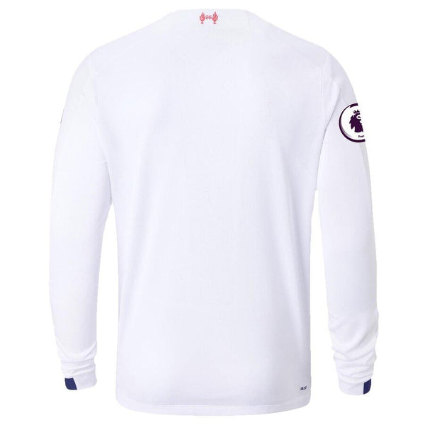 Liverpool New Balance 2019/20 Away Replica Long Sleeve Jersey – White 2019