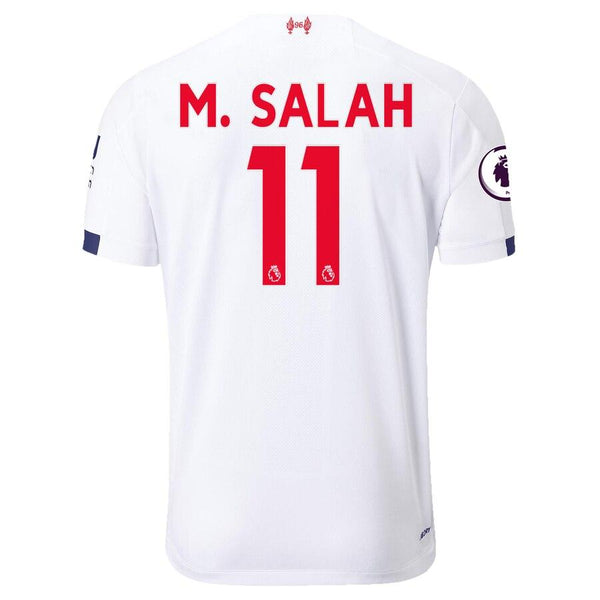 Mohamed Salah Liverpool New Balance 2019/20 Away Replica Player Jersey – White 2019