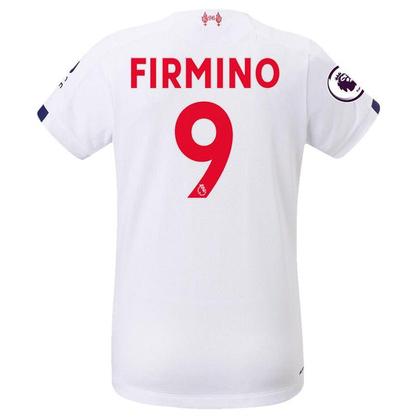 Roberto Firmino Liverpool New Balance Women's 2019/20 Away Replica Stadium Player Jersey – White 2019