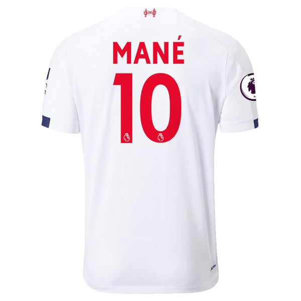 Sadio Mané Liverpool New Balance Youth 2019/20 Away Replica Stadium Player Jersey – White 2019