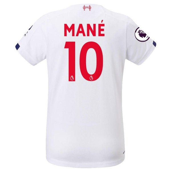 Sadio Mané Liverpool New Balance Women's 2019/20 Away Replica Stadium Player Jersey – White 2019
