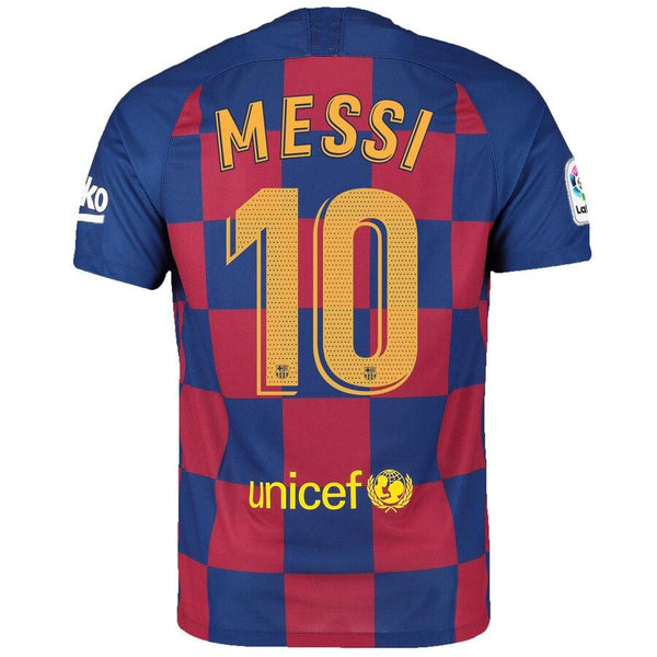 Lionel Messi Barcelona 2019/20 Home Breathe Stadium Replica Jersey - Royal 2019