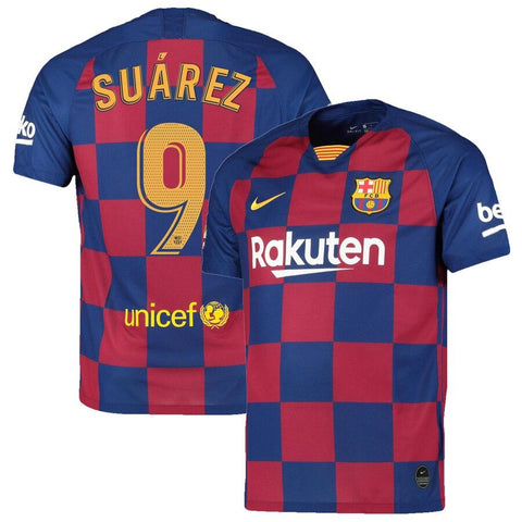 Luis Suarez Barcelona 2019/20 Home Breathe Stadium Replica Jersey - Royal 2019