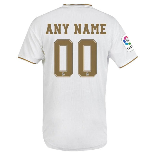 Real Madrid 2019/20 Home Custom Jersey – White 2019