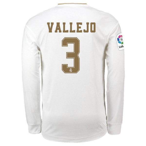 Jesús Vallejo Real Madrid 2019/20 Home Long Sleeve Player Jersey – White 2019