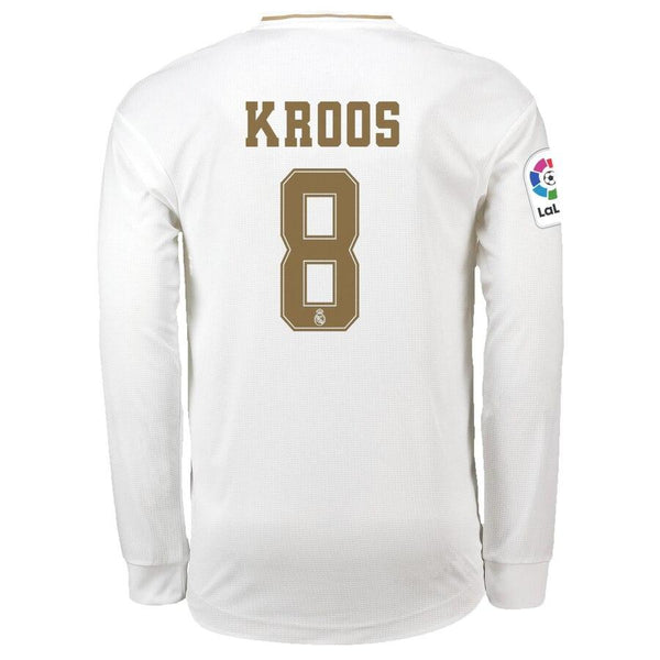 Toni Kroos Real Madrid 2019/20 Home Long Sleeve Player Jersey – White 2019