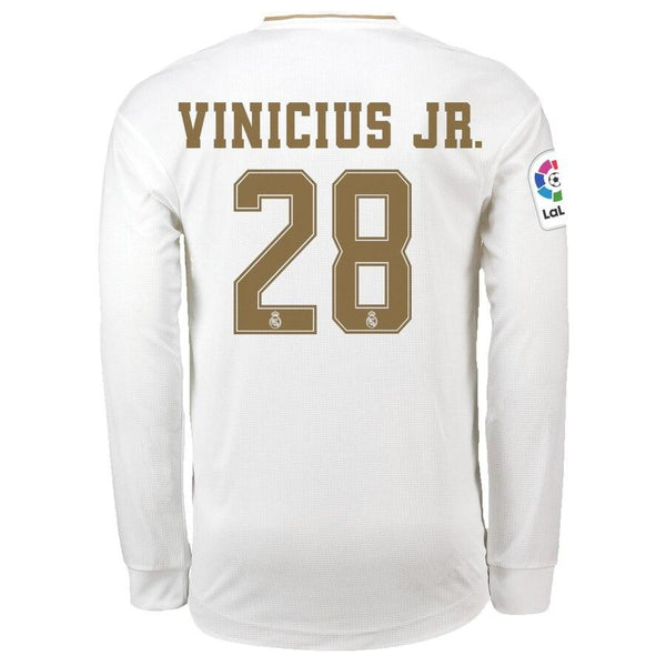 Vinícius Júnior Real Madrid 2019/20 Home Long Sleeve Player Jersey – White 2019