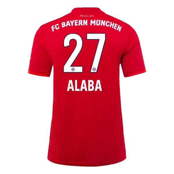 David Alaba Bayern Munich 2019/20 Home Player Jersey – Red 2019