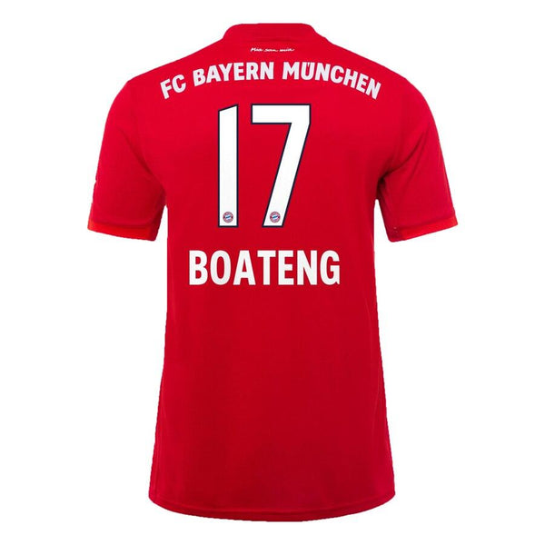 Jérôme Boateng Bayern Munich 2019/20 Home Player Jersey – Red 2019