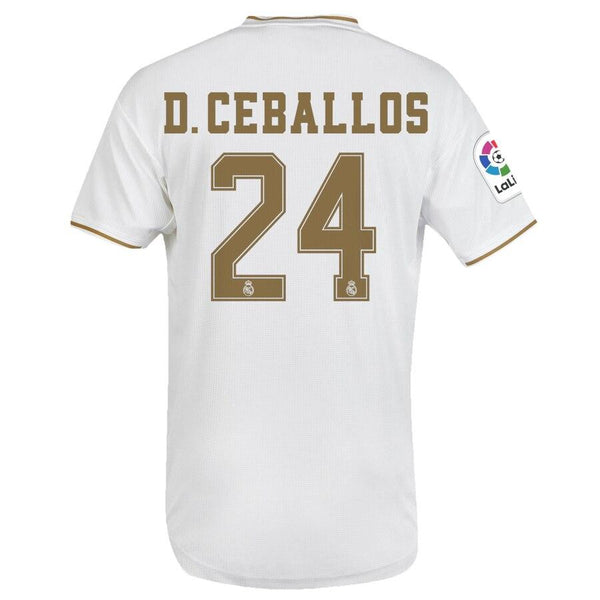 Daniel Ceballos Real Madrid 2019/20 Home Player Jersey – White 2019