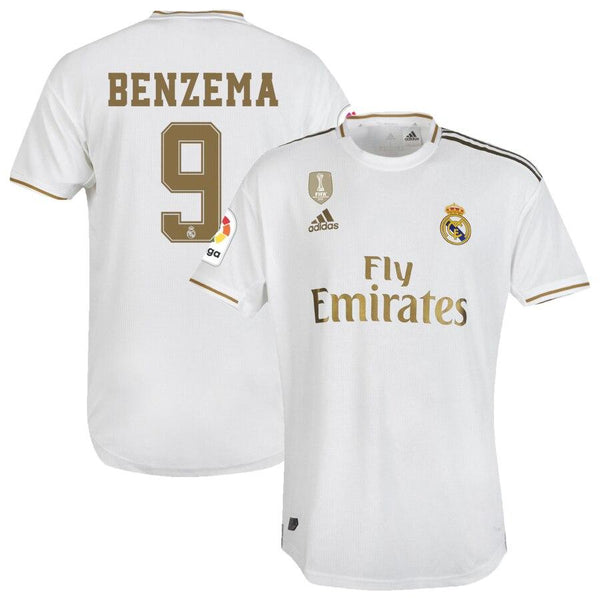 Karim Benzema Real Madrid 2019/20 Home Player Jersey – White 2019