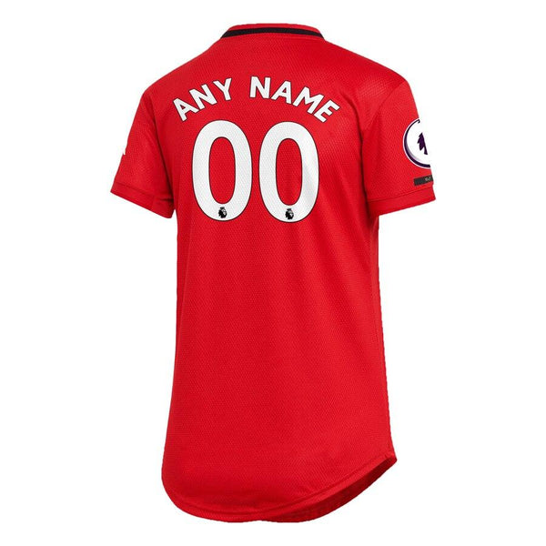 Manchester United Women's 2019/20 Home Replica Custom Jersey – Red 2019