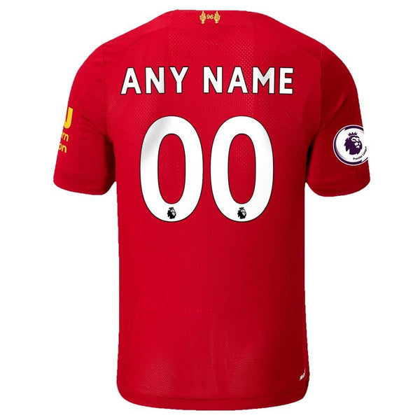 Liverpool New Balance Youth 2019/20 Home Replica Custom Stadium Jersey – Red 2019