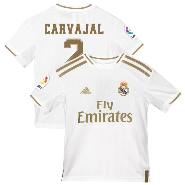 Daniel Carvajal Real Madrid Youth 2019/20 Home Replica Jersey - White 2019