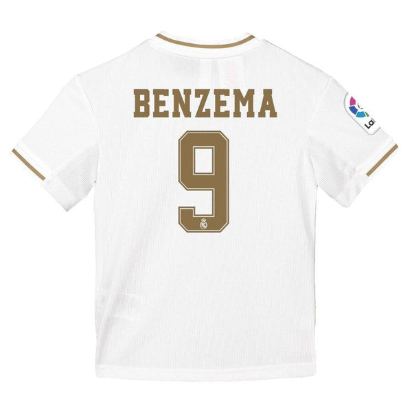 Karim Benzema Real Madrid Youth 2019/20 Home Replica Jersey - White 2019