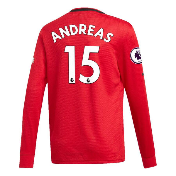 Andreas Pereira Manchester United Youth 2019/20 Home Replica Long Sleeve Player Jersey – Red 2019