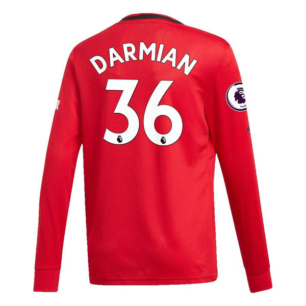 Matteo Darmian Manchester United Youth 2019/20 Home Replica Long Sleeve Player Jersey – Red 2019