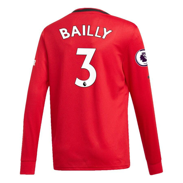 Eric Bailly Manchester United Youth 2019/20 Home Replica Long Sleeve Player Jersey – Red 2019