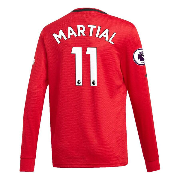 Anthony Martial Manchester United Youth 2019/20 Home Replica Long Sleeve Player Jersey – Red 2019