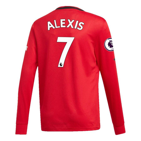 Alexis Sánchez Manchester United Youth 2019/20 Home Replica Long Sleeve Player Jersey – Red 2019