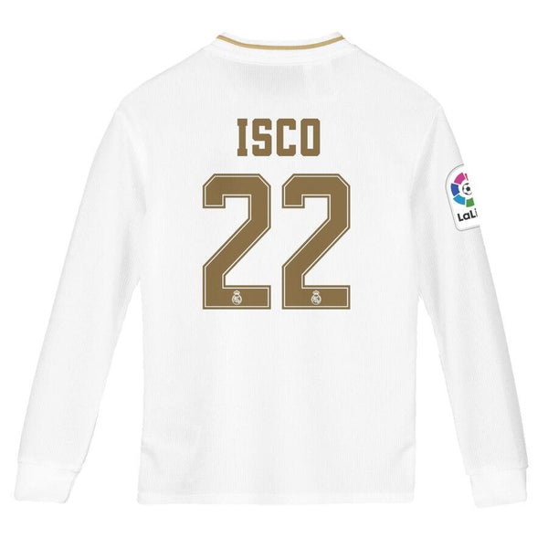 Francisco Román Alarcón Real Madrid Youth 2019/20 Home Replica Long Sleeve Player Jersey – White 2019