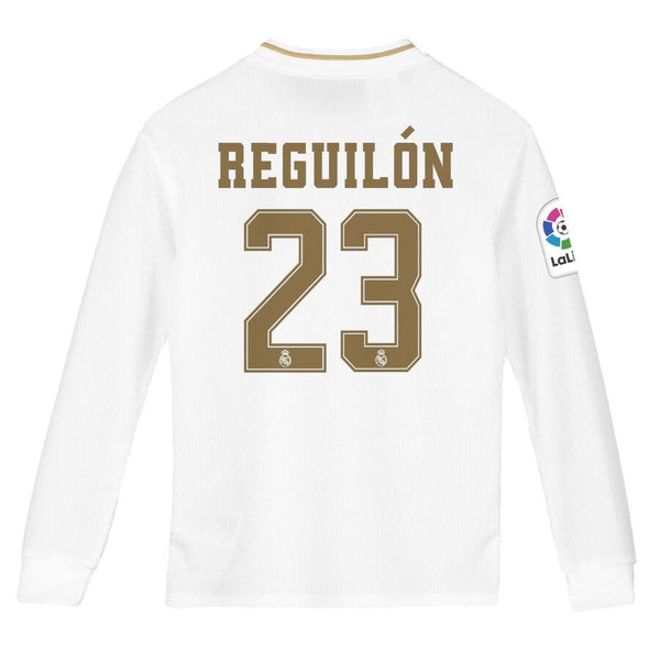 Sergio Reguilón Real Madrid Youth 2019/20 Home Replica Long Sleeve Player Jersey – White 2019
