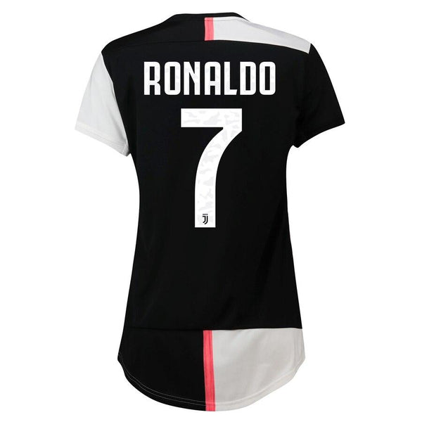 Cristiano Ronaldo Juventus Women's 2019/20 Home Replica Player Jersey – Black 2019