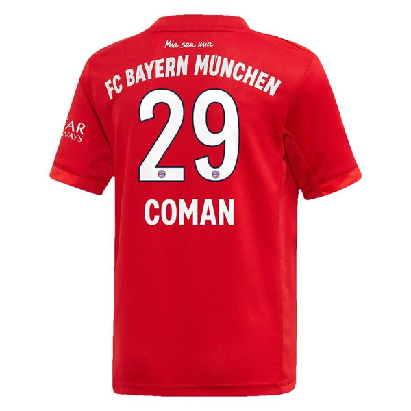 Kingsley Coman Bayern Munich 2019/20 Home Replica Player Jersey – Red 2019