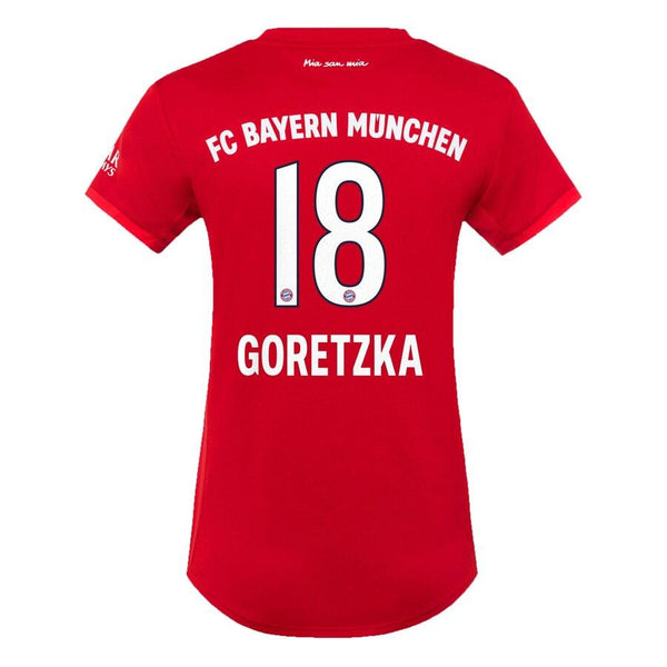 Leon Goretzka Bayern Munich Women's 2019/20 Home Replica Player Jersey – Red 2019