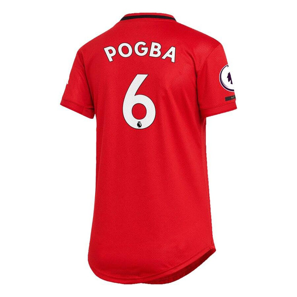 Paul Pogba Manchester United Women's 2019/20 Home Replica Player Jersey – Red 2019