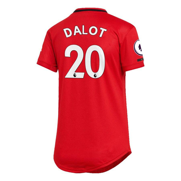 Diogo Dalot Manchester United Women's 2019/20 Home Replica Player Jersey – Red 2019